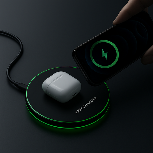 30W Wireless Charger Pad – Fast Charging for iPhone, Samsung & All Qi Devices