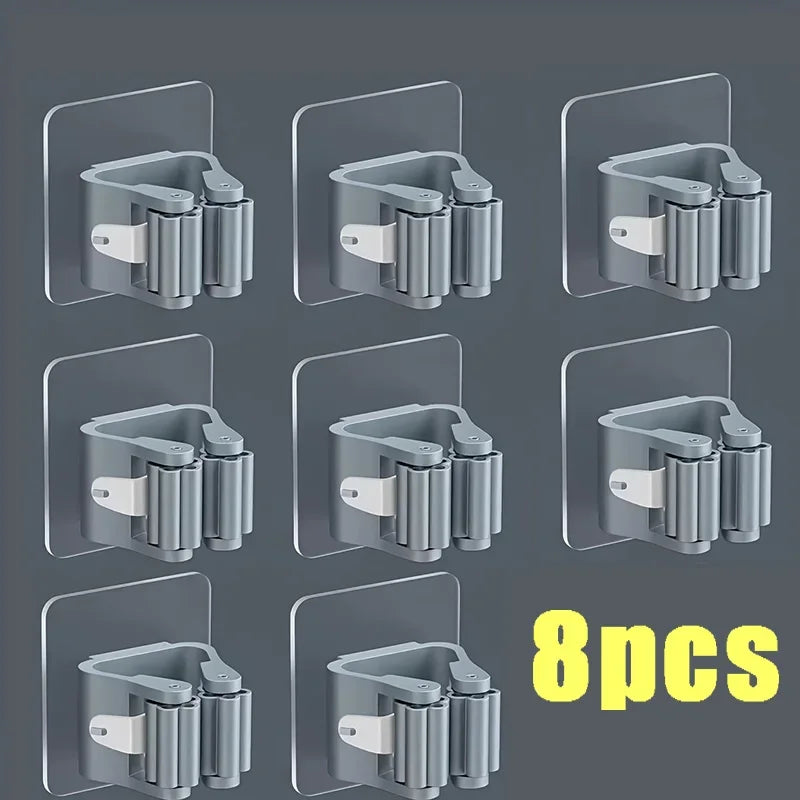 Mop & Broom Wall Holder
