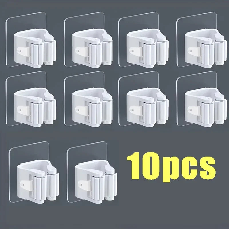 Mop & Broom Wall Holder